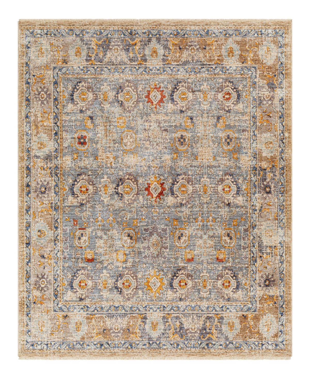 Surya Misterio Mst-2310 7'10in x 10' Area Rug - Beige, Blue