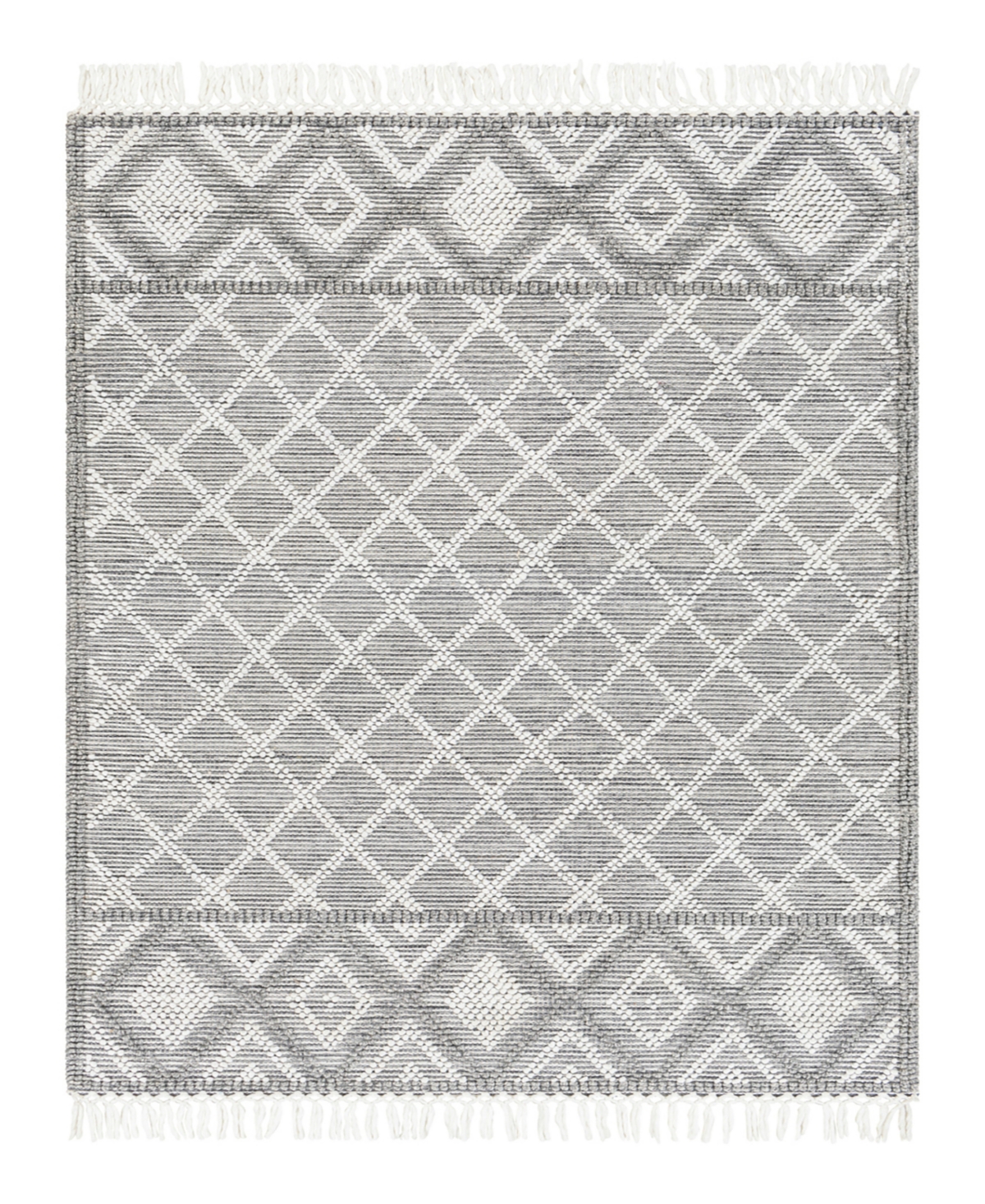 Surya Fleur Fle-2300 9' x 12' Outdoor Area Rug - Gray, White