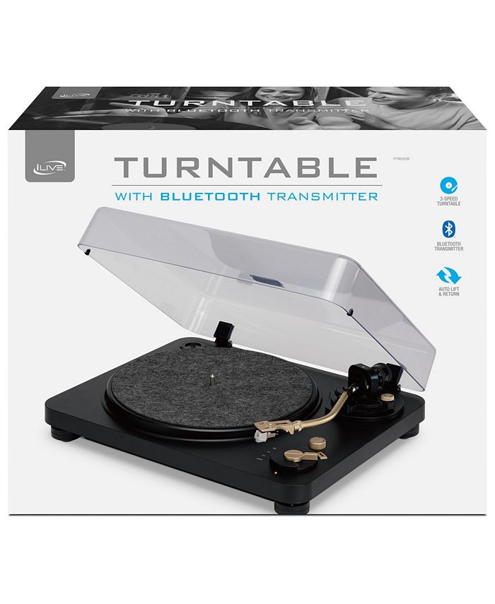 iLive CLOSEOUT! Glam Bluetooth Turntable, ITTB2022B Macy