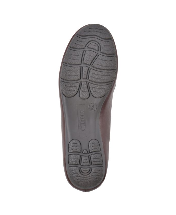 CLIFFS BY WHITE MOUNTAIN - Mocasines Brillantes Para Mujer, Café/Liso, 6.5 US