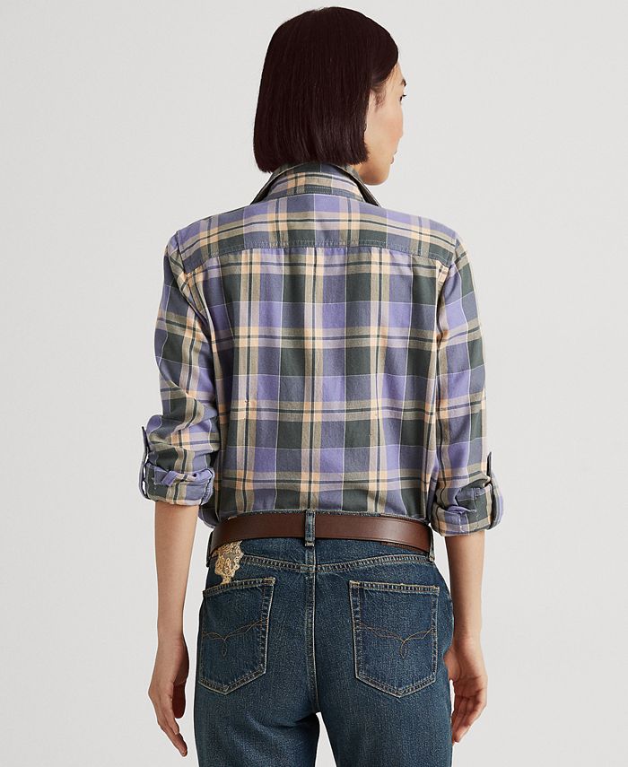 Lauren Ralph Lauren Plaid Twill Shirt Macy's