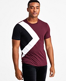 Men's Chevron Colorblocked T-Shirt, Created for Macy's 