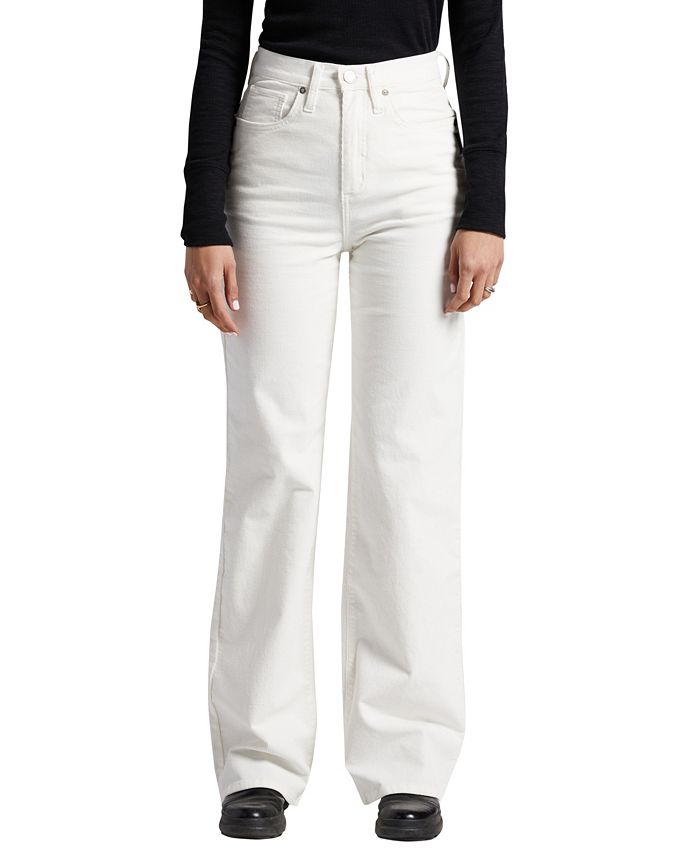 Silver Jeans Co. Women's Highly Desirable High Rise Trouser Leg Pants ...