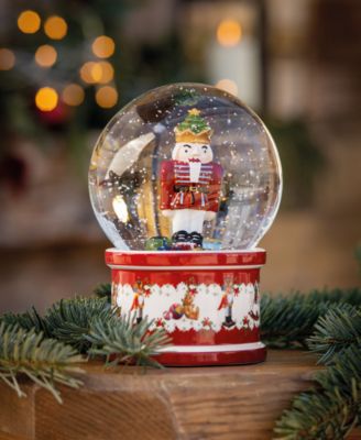 Christmas Toys Nutcracker Snow Globe