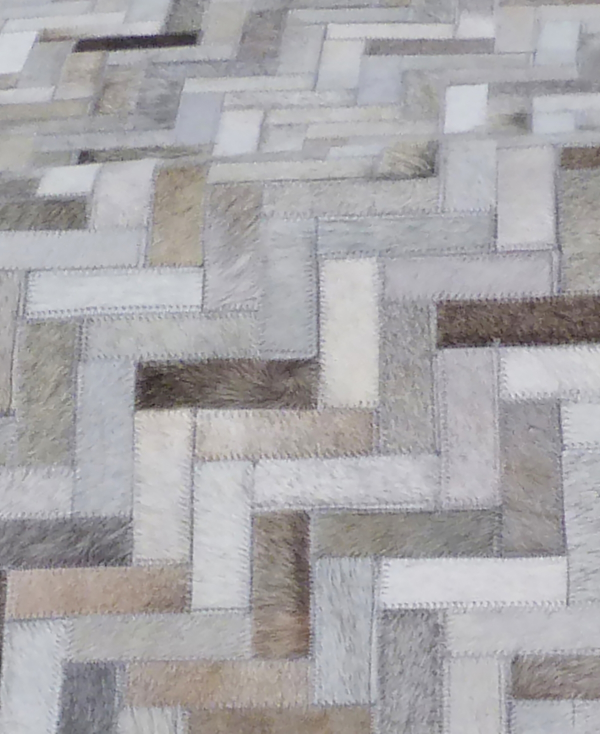 Exquisite Rugs Mosaic ER4056 Area Rug - Silver-Tone