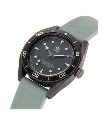 Unisex Three Hand Edition Two Gray Silicone Strap Watch 42mm