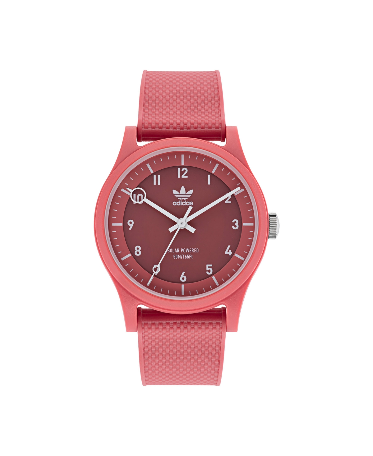 Unisex Solar Project One Pink Resin Strap Watch 39mm - Pink
