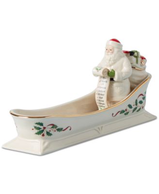 Lenox Santa Sleigh Cracker Tray