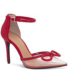 Women's Lidani Pointed-Toe Clear Vinyl Pumps, Created for Macy's