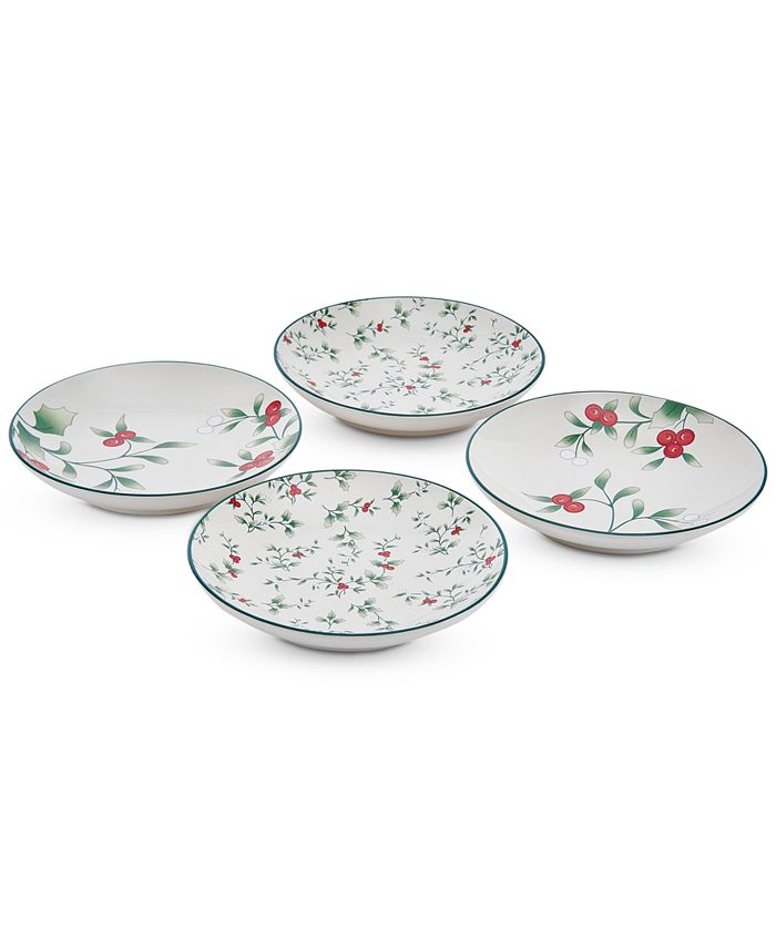 Pfaltzgraff Winterberry Appetizer Plates, Set of 4 Macy's