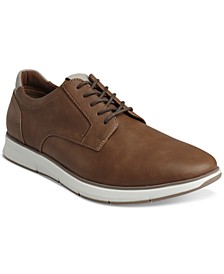 Men's Faux-Leather Lace-Up Sneakers, Created for Macy's 
