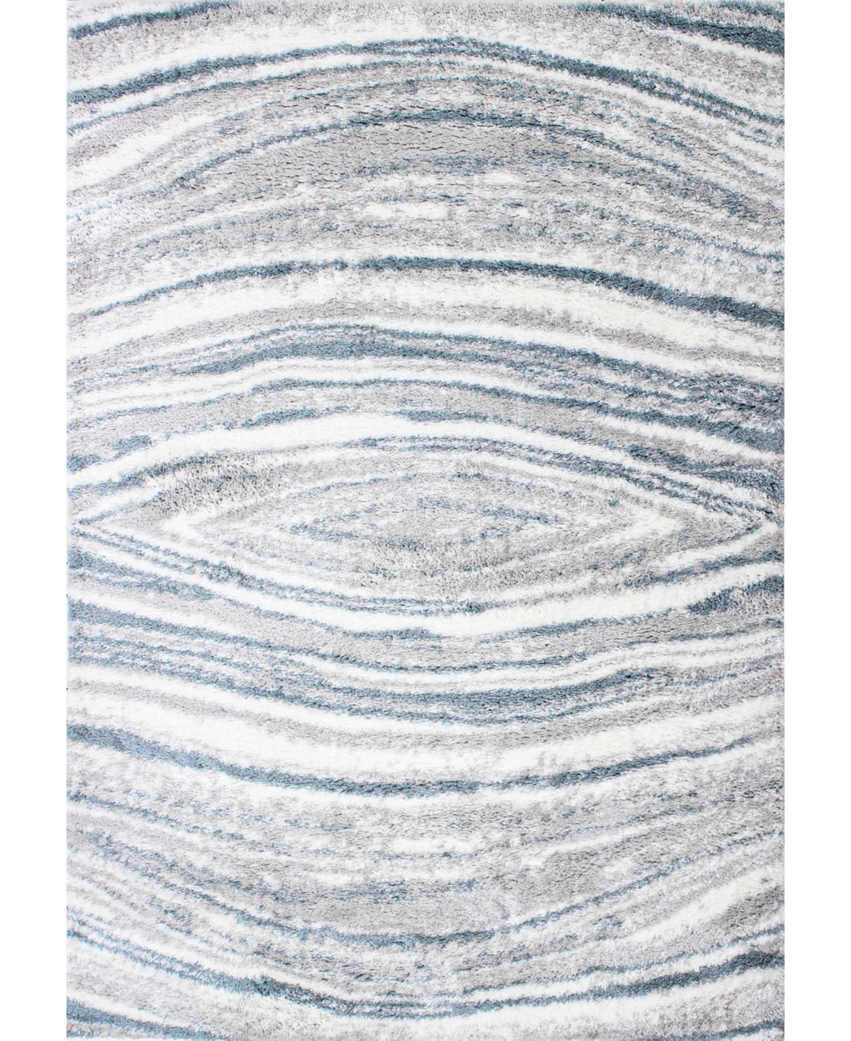 Bb Rugs Zuela ZUL108 8'6in x 11'6in Area Rug - White, Blue