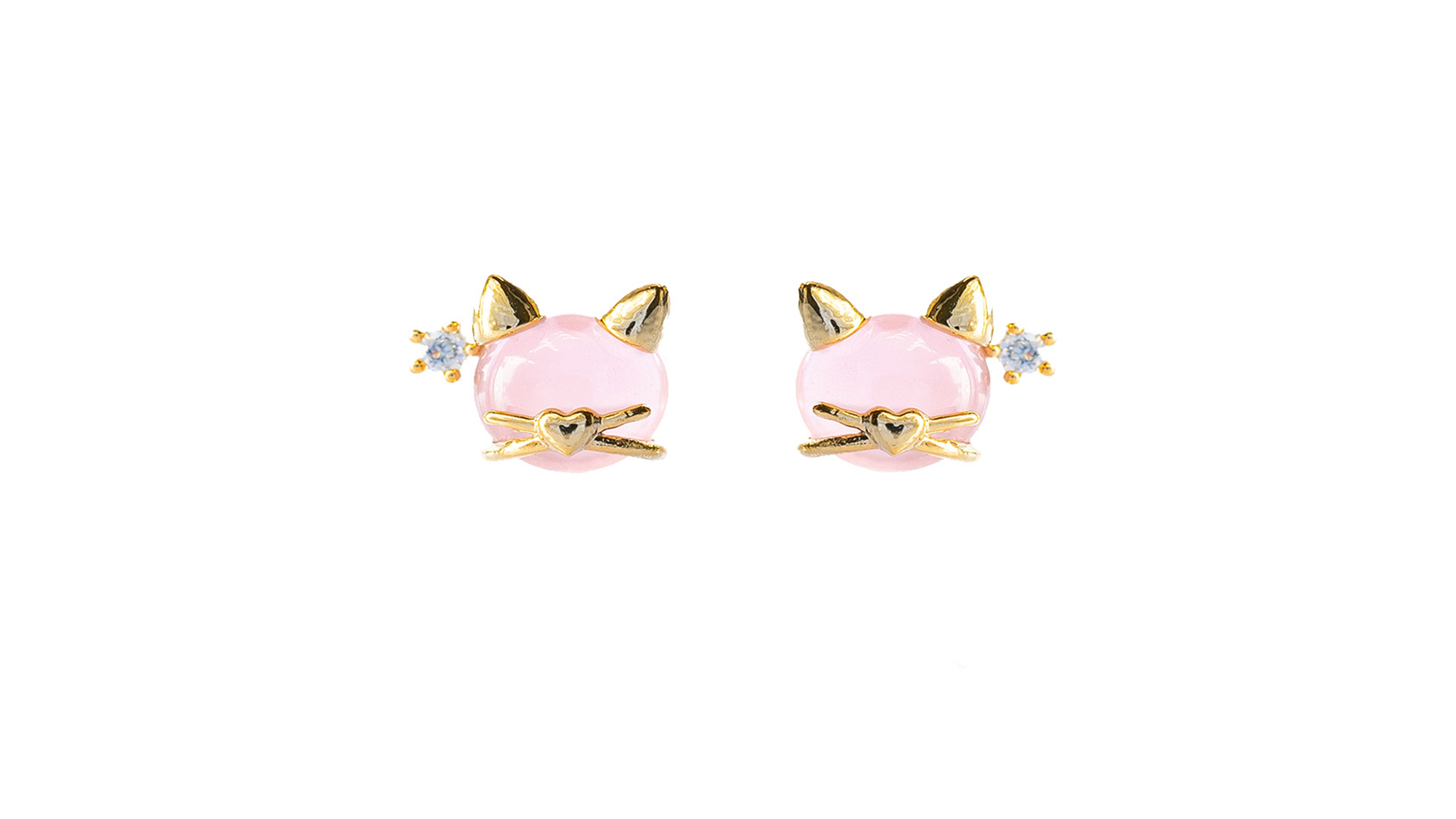 Girls Crew Kitty Kat Stud Earrings