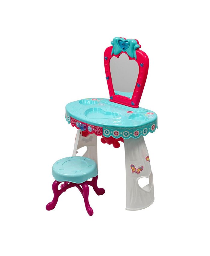 KNP Brands Vanity with Stool Accessories Set, 19 Pieces Macy's