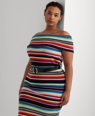 Lauren Ralph Lauren Plus-Size Striped 