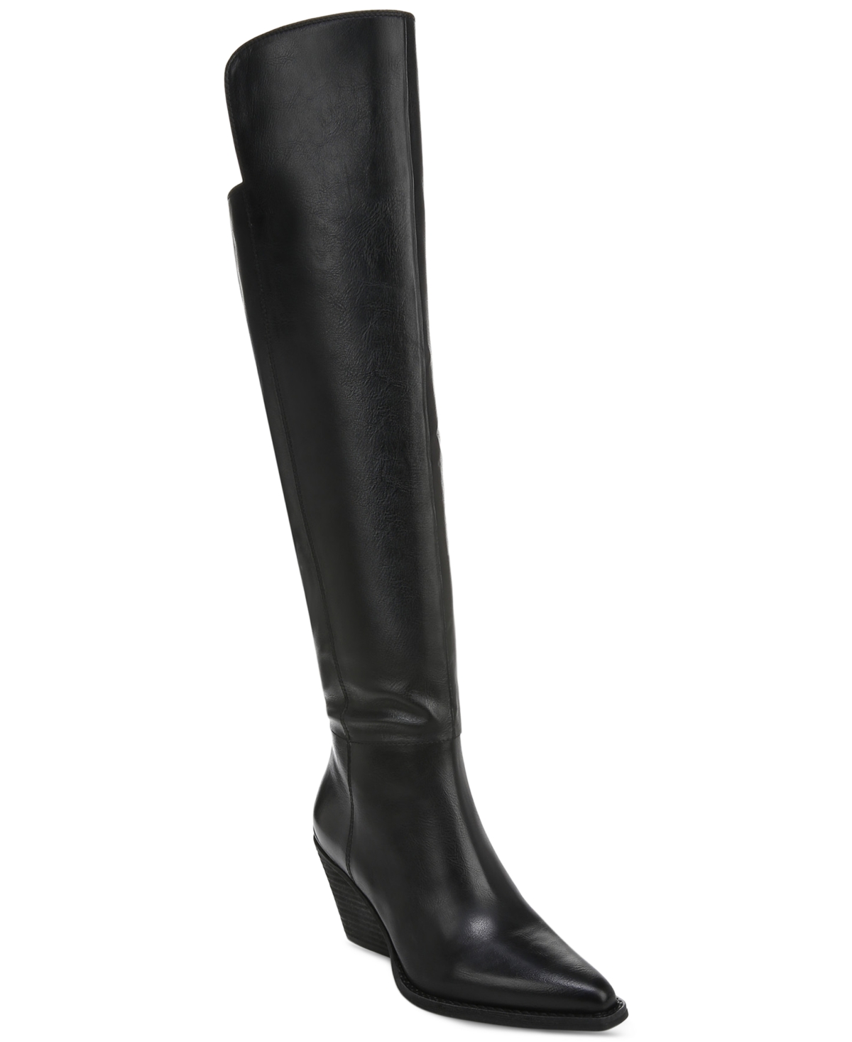 Women's Ronson Over-the-Knee Cowboy Boots - Black