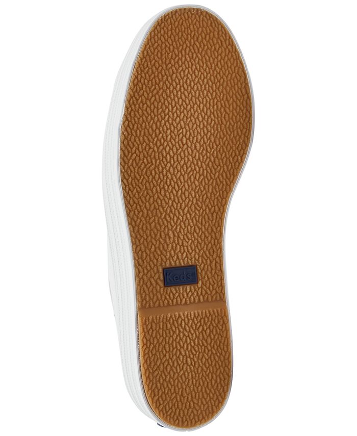 Keds Women's Triple Up Leather Platform Casual Sneakers from Finish