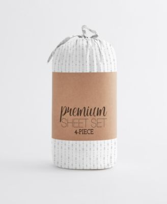 The Boho & Beyond Premium Ultra Soft Pattern 4-Pc. Sheet Set, King