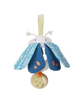 Manhattan Toy Company Folklore Plush Luna Moth Soft Tactile Baby Travel Toy