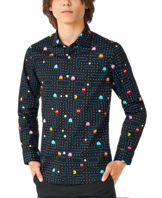 pacman dress shirt OppoSuits Ossm0026md Men's Pac Man Dress Shirt