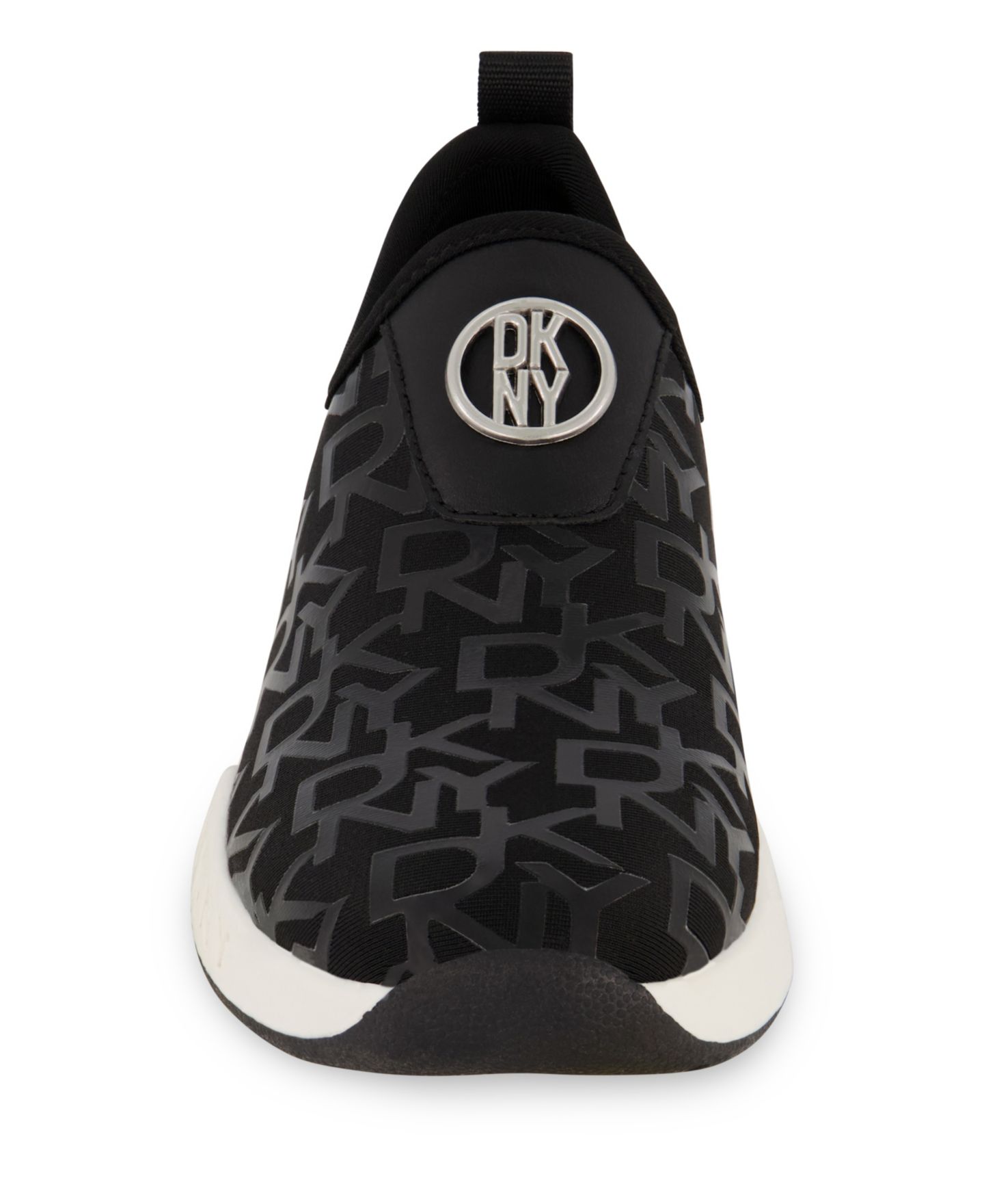 Кроссовки DKNY Lightweight Slip On All Over Logo Sneakers для девочек, цвет: Чёрный — фото 4