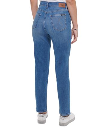 Calvin Klein Jeans Women's High-Rise Slim Whisper Soft Jeans - Macy's