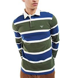 Men's Hawes Yarn-Dyed Stripe Long-Sleeve Rugby Shirt