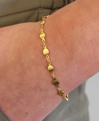 Gold-Tone Deco Chain Bracelet