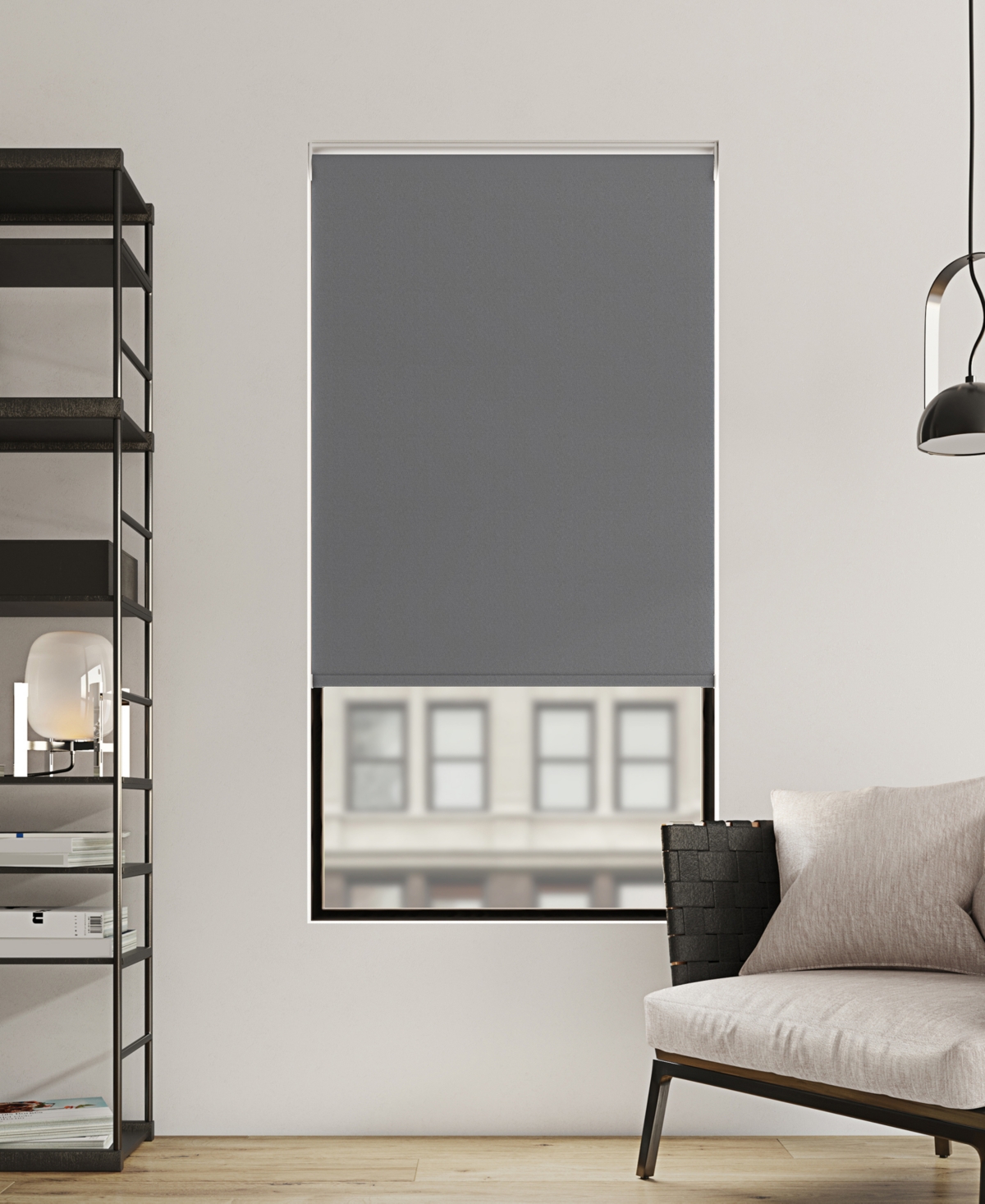 Langley Textured 100% Blackout Cordless Roller Shade