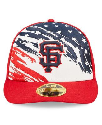 Men's Red San Francisco Giants 2022 4th of July Low Profile 59FIFTY Fitted Hat