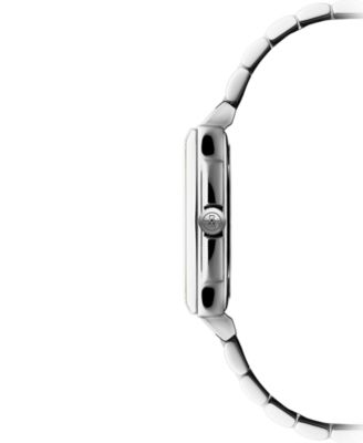 Women's Swiss Toccata Diamond (1/5 ct. t.w.) Stainless Steel Bracelet Watch 22.6x28.1mm