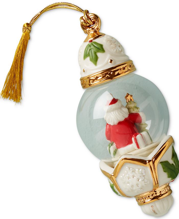 Lenox Santa Globe Ornament Macy's