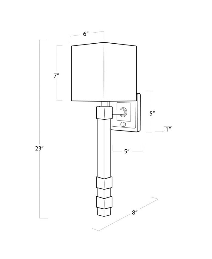 Regina Andrew Design - Metropolitan Crystal Sconce
