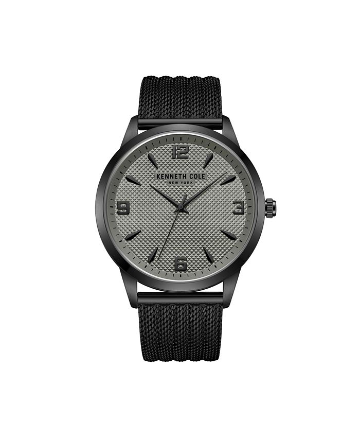 Kenneth cole stainless sales steel mesh men's watch