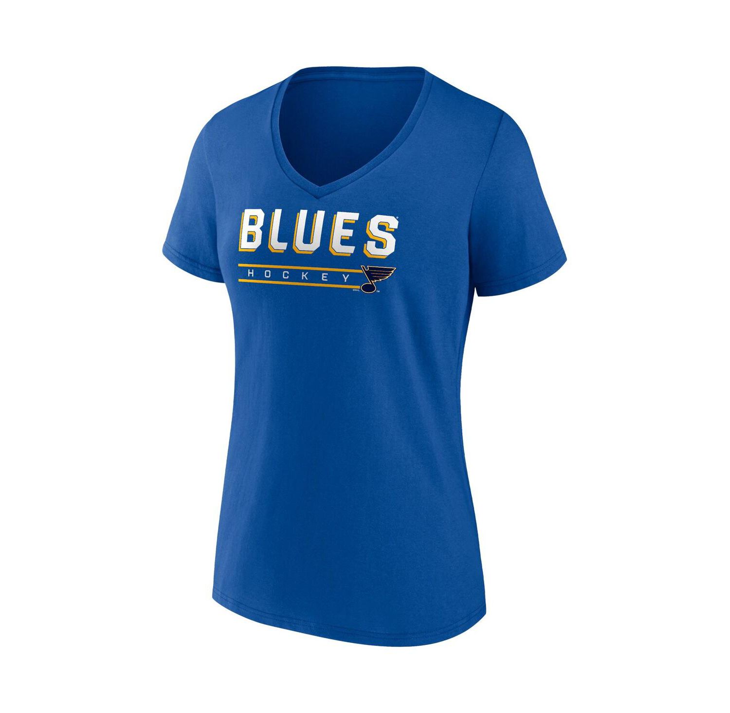 Women's Blue, Heather Gray St. Louis Blues Parent 2-Pack V-Neck T-shirt Set