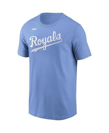 Men's Nike George Brett Kansas City Royals Cooperstown Collection Light Blue  Jersey