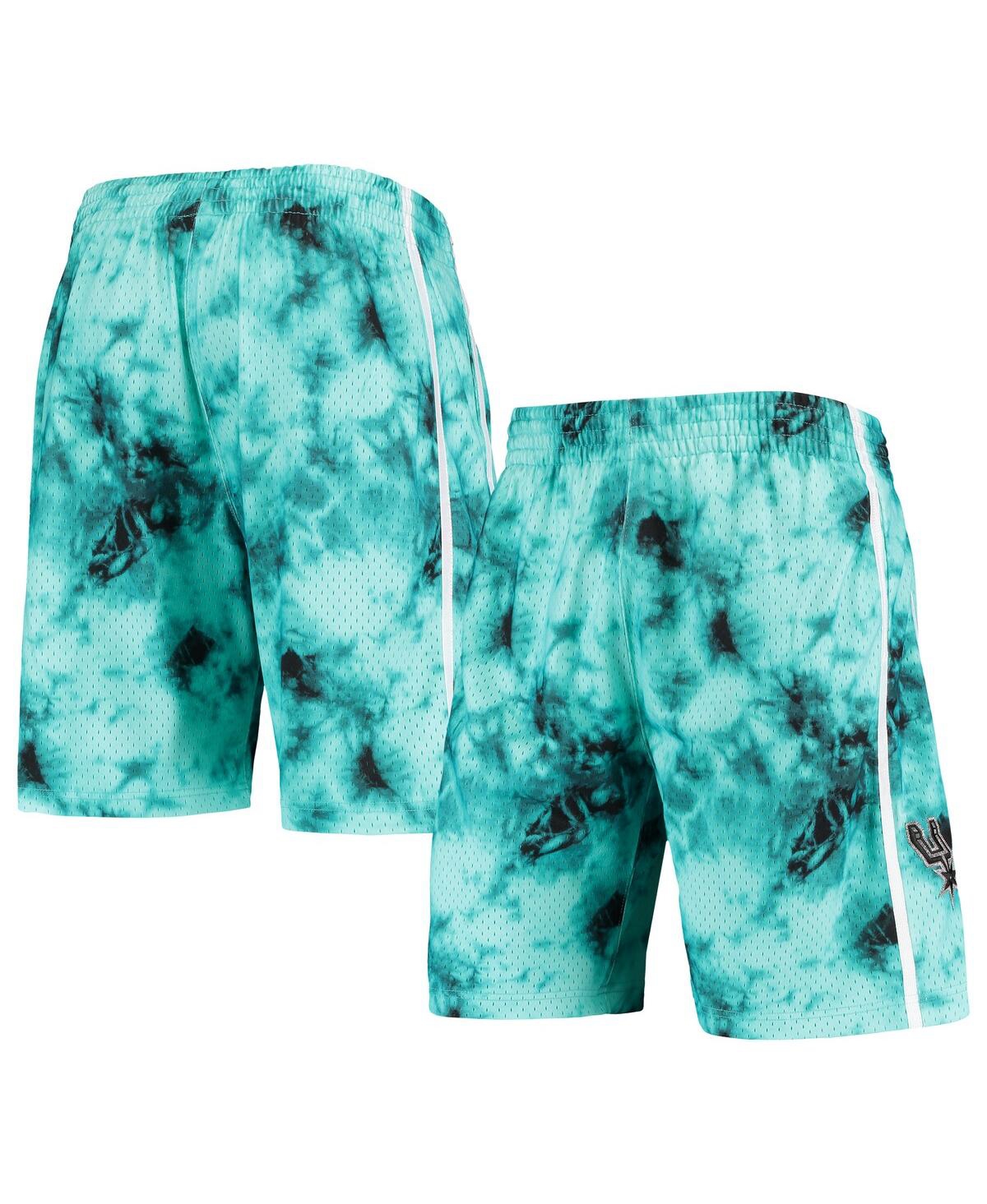 Mitchell & Ness Men's  Teal San Antonio Spurs Hardwood Classics 1998 Galaxy Swingman Shorts In Teal