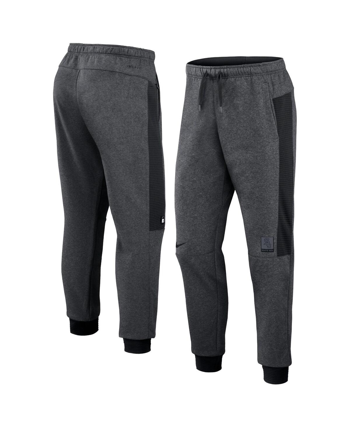 Men's Nike Heathered Gray, Black Chicago White Sox Authentic Collection Flux Performance Jogger Pants