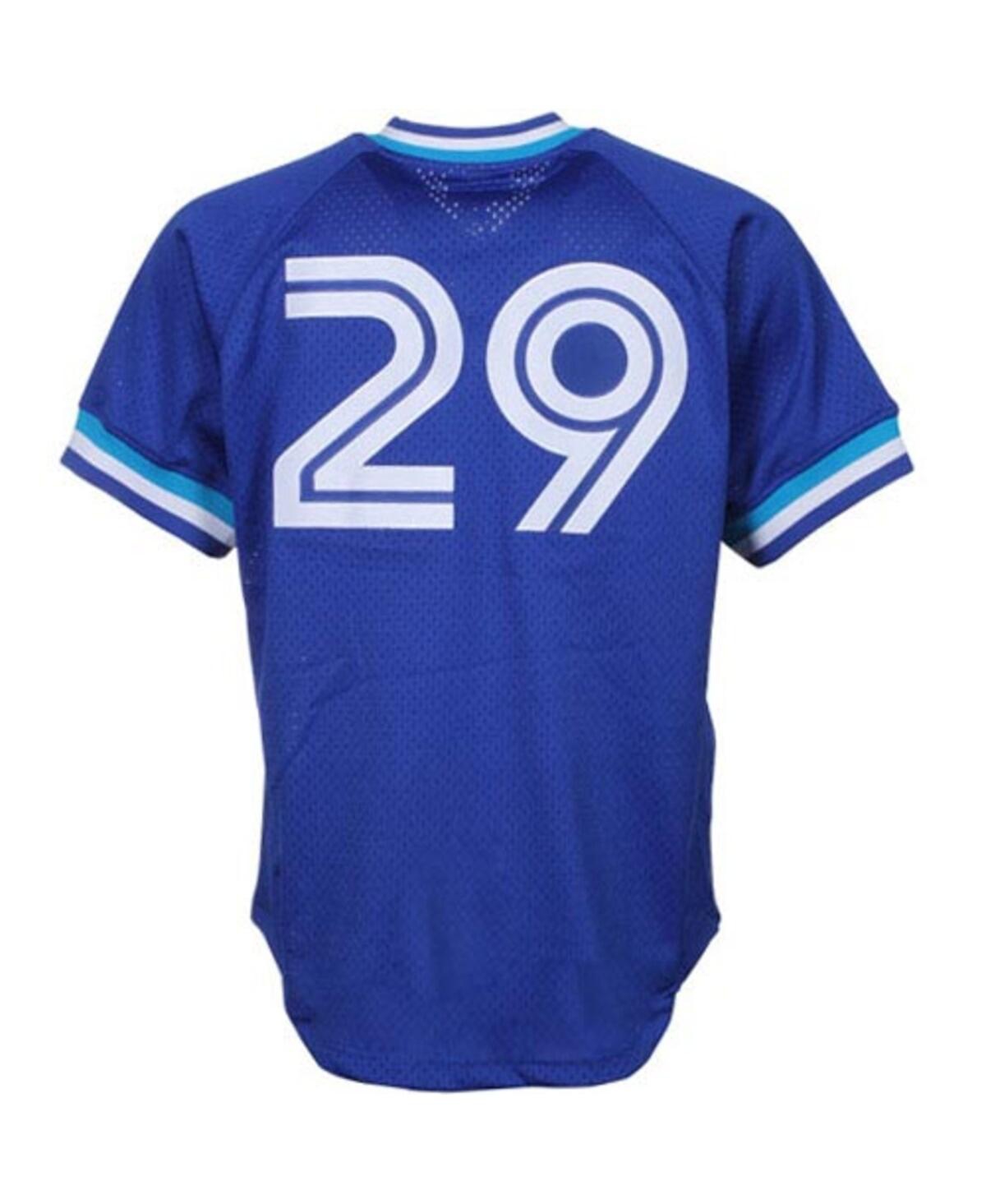 Men's Mitchell & Ness Joe CarterToronto Blue Jays 1993 Authentic Cooperstown Collection Mesh Batting Practice Jersey - Royal