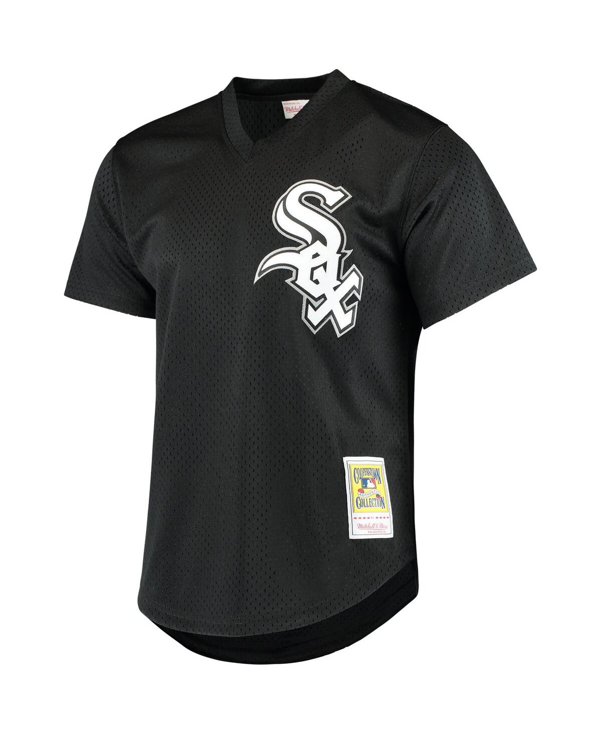 Men's Mitchell & Ness Frank ThomasChicago White Sox Cooperstown Mesh Batting Practice Jersey - Black