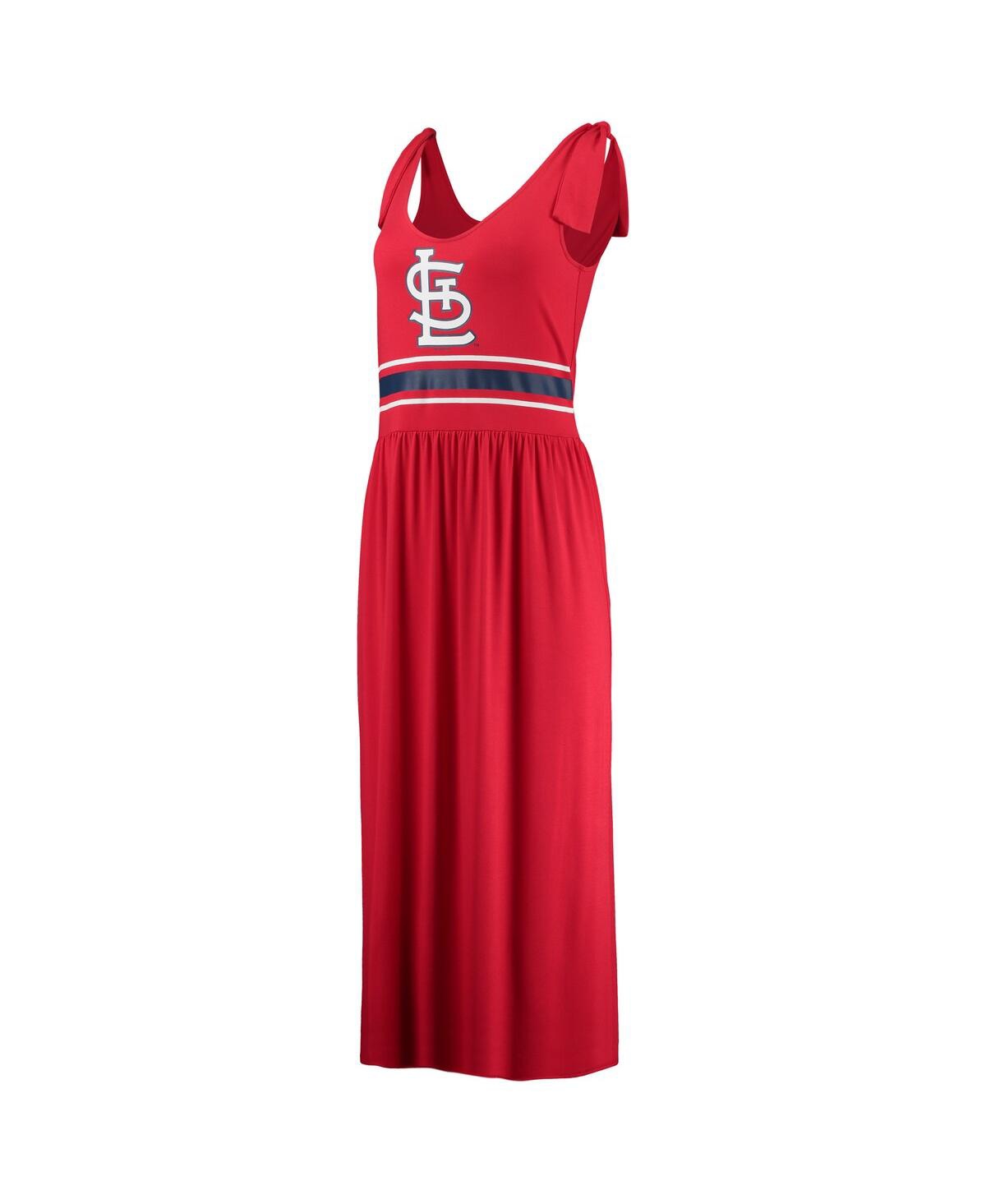 Shop G-iii 4her By Carl Banks Women's  Red St. Louis Cardinals Game Over Maxi Dress