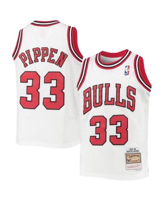 Big Boys Scottie Pippen White Chicago Bulls 1997-98 Hardwood Classics Swingman Jersey