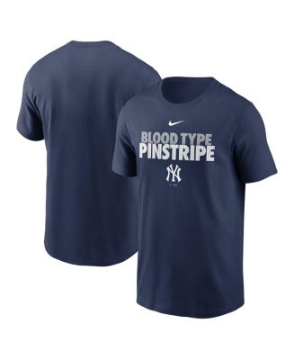 Nike Dri Fit Men Blue Yankees Logo Crew Neck Short Sleeve Jersey T-Shirt  XXL