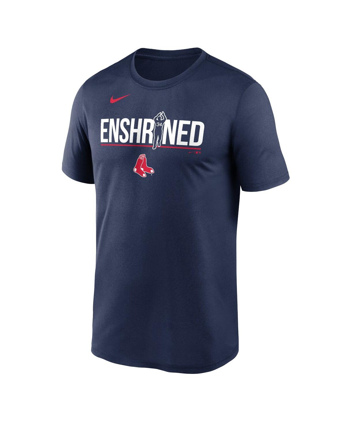 Nike David Ortiz Navy Boston Red Sox Legend Enshrined Performance T-shirt In Navy