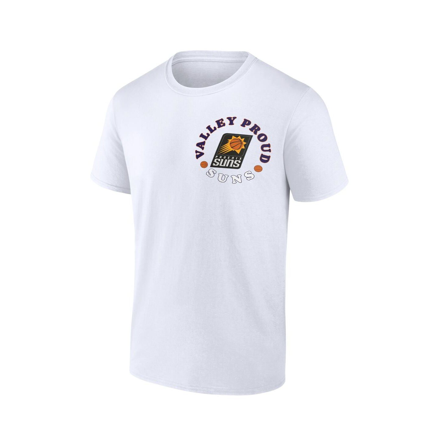 Мужская футболка Fanatics White Phoenix Suns Street Collective — фото 3