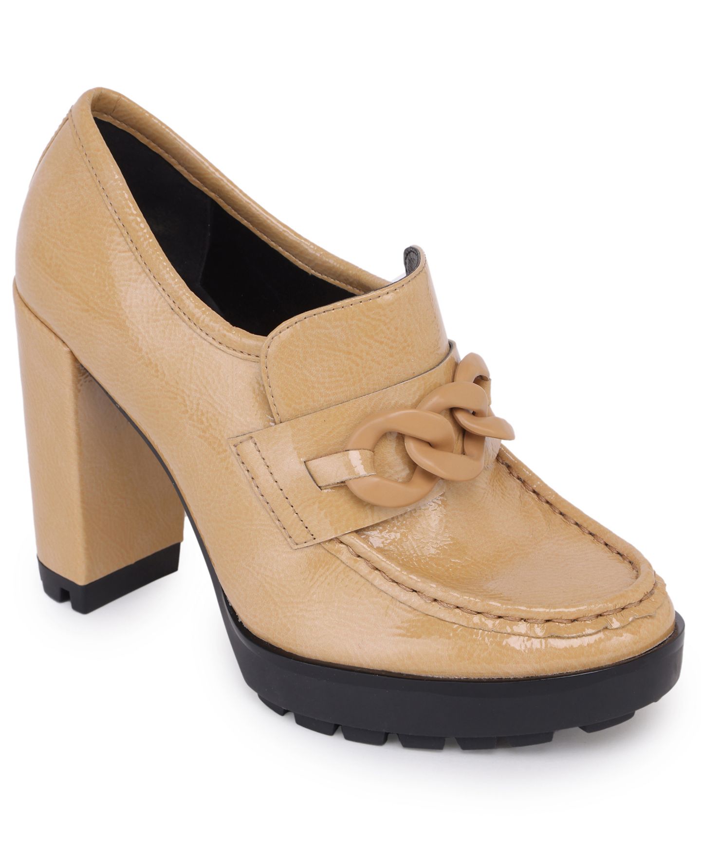 Женские туфли Kenneth Cole New York Justin Lug High Heel, цвет: Рыжевато-коричневый — фото 1