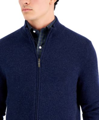 Men's Full-Zip Cashmere Sweater, Created for Macy's 