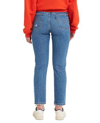 øst alias frygt Levi's 501® Cropped Curvy Straight-Leg High Rise Jeans - Macy's