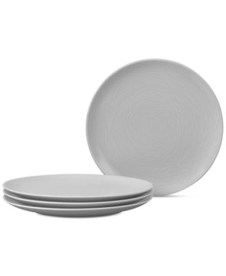 Swirl Coupe Salad Plates, Set of 4