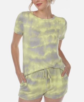 Women's 2 Piece Top Shorts Lounge Set